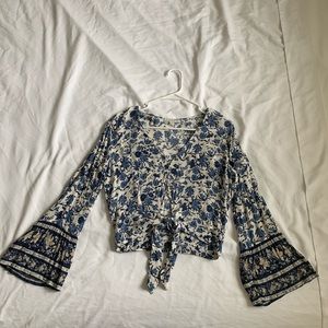 American Eagle Floral Shirt